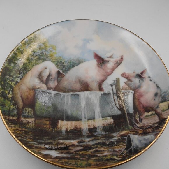 VINTAGE 1990 CHRISTIAN BELL PLATE BY ERIC COPELAND 323/7500 "POSSESSION IS..." - Picture 4 of 5